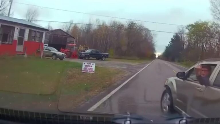 dashcam footage of a road rage incident