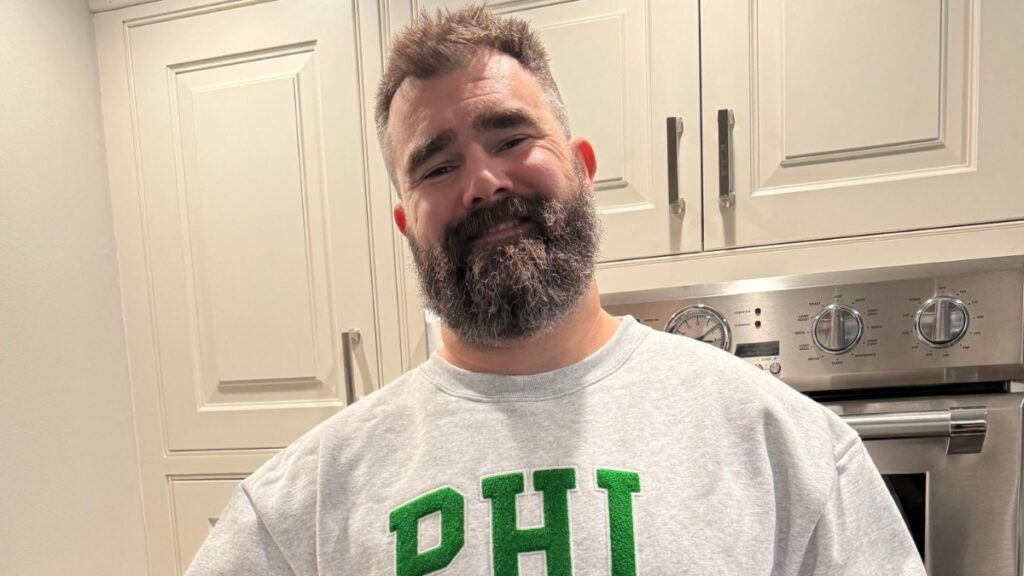 Jason Kelce smiling.