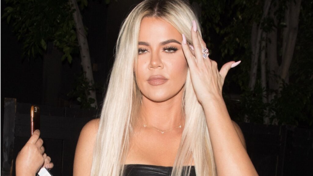 Khloe Kardashian at an event.