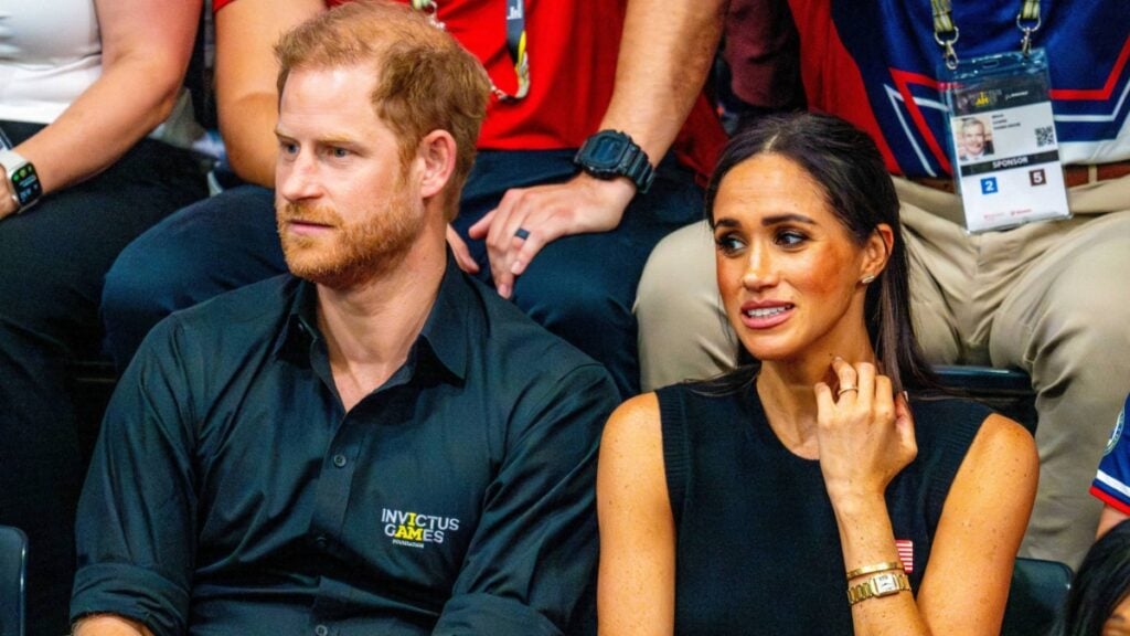 Prince Harry and Meghan Markle at an event.