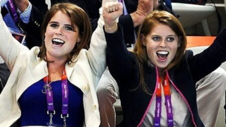 Prince Andrew daughters Princess Beatrice and Princess Eugenie.