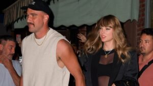 Taylor Swift and Travis Kelce during date night