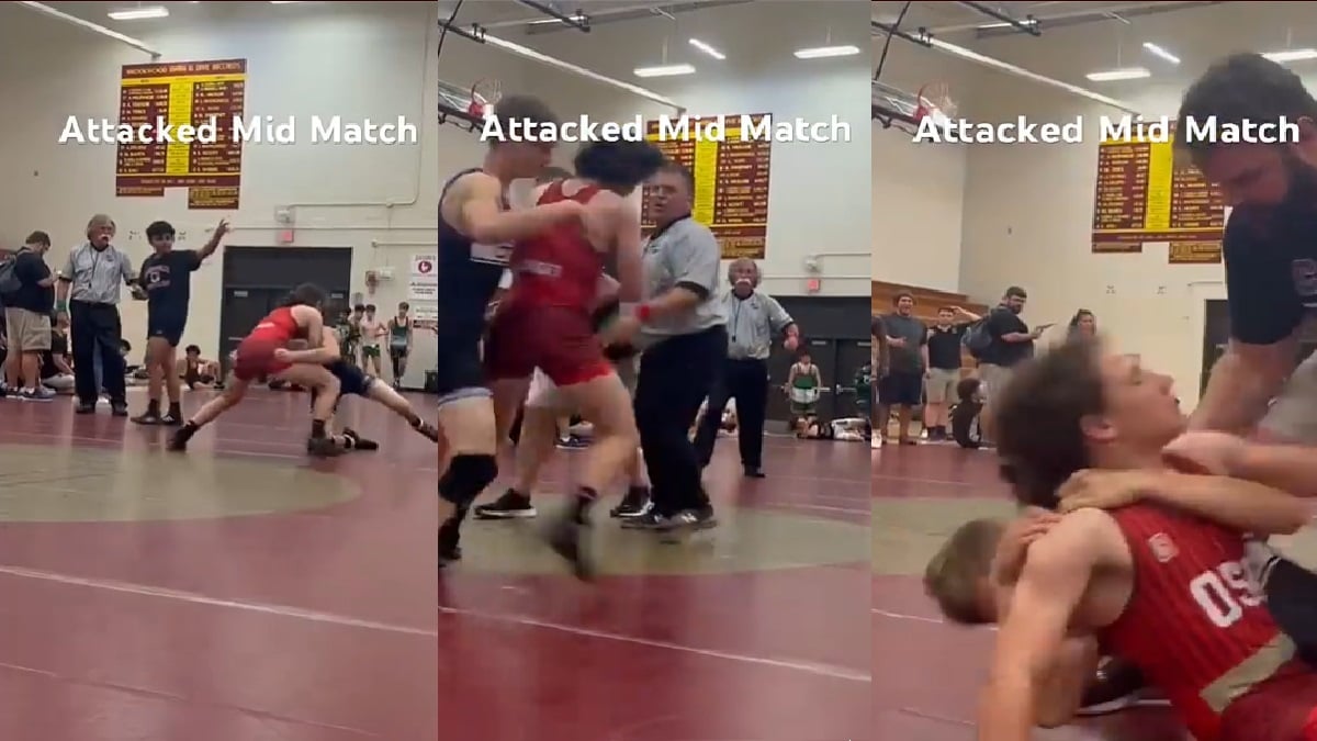 Wrestler Kid Attacks Opponent Mid-Fight in Shockingly Bad Sportsmanship: ‘Man, What Are You Doing?’