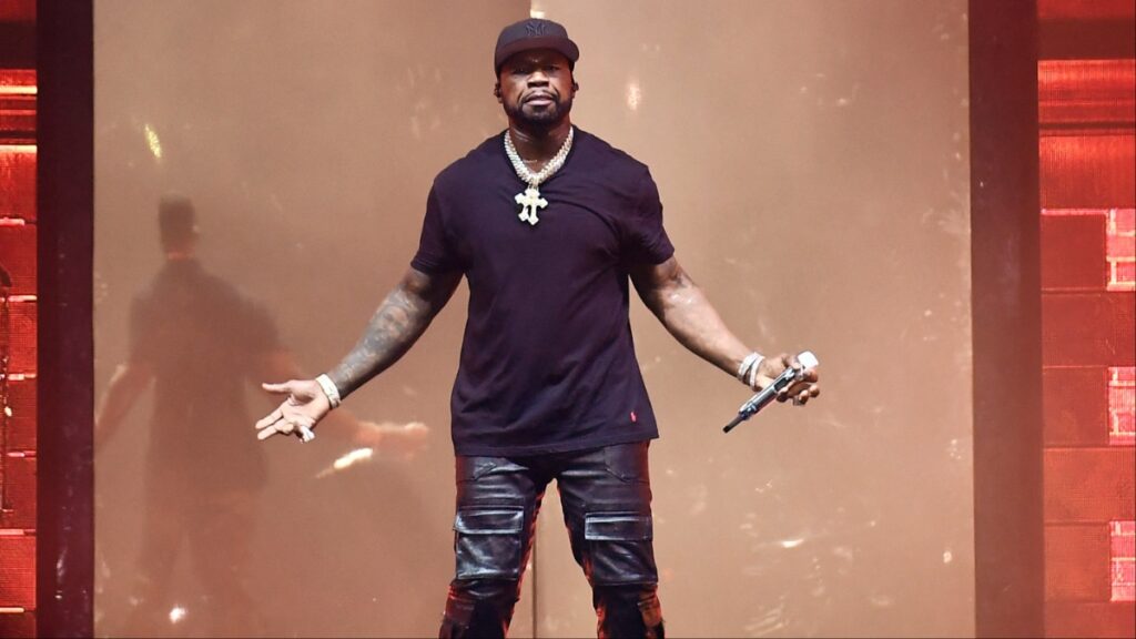 50 Cent preforming at O2 Arena, Greenwich