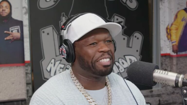 50 Cent during an interview.