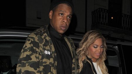 Beyonce Knowles and Jay Z attend the Arts Club in Mayfair