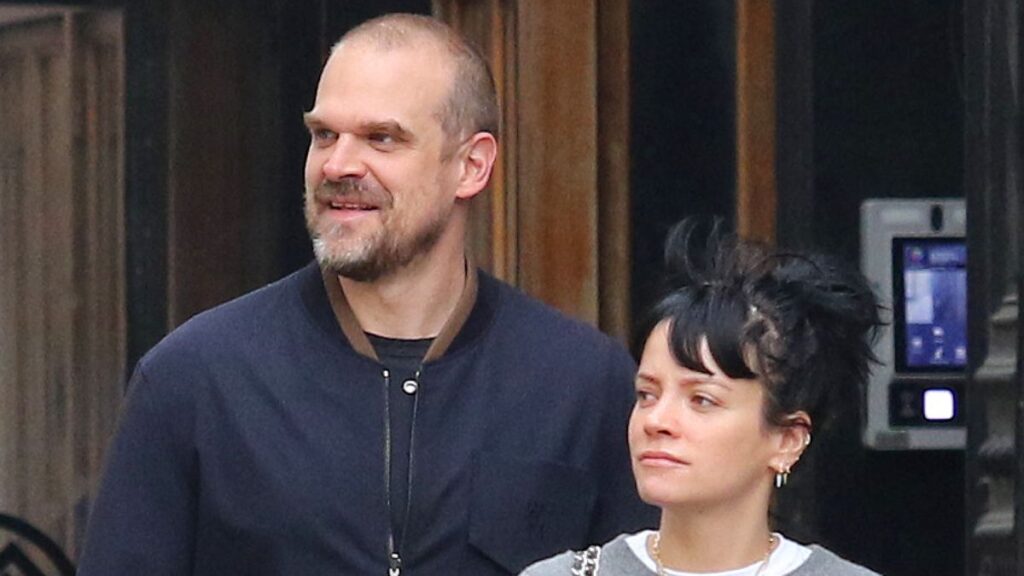 David Harbour and Lily Allen