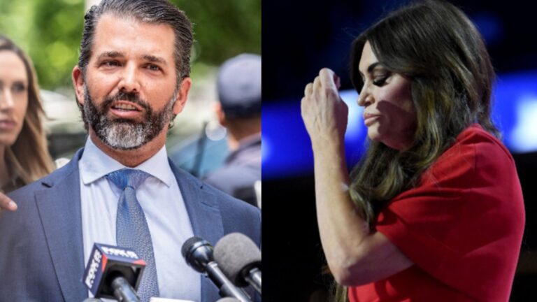 Donald "Don" Trump Jr. and Kimberly Guilfoyle photo merge.