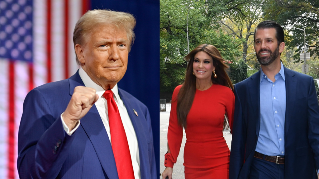 Donald Trump Donald Trump Jr and Kimberly Guilfoyle