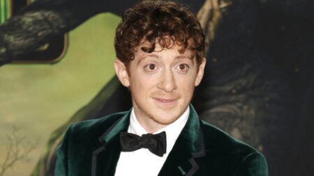 Ethan Slater attends Los Angeles premiere of 'Wicked'