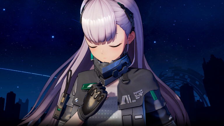 Tololo poses with her head bowed in Girls' Frontline 2 Exilium