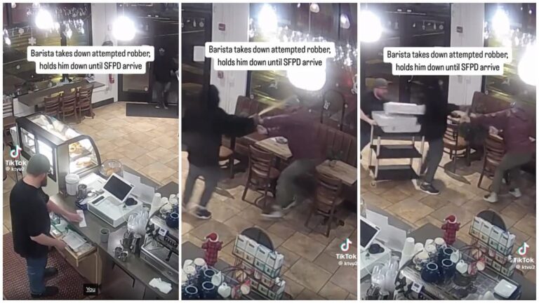 Hero Barista Thwarts Robbery Attempt in San Francisco cafe