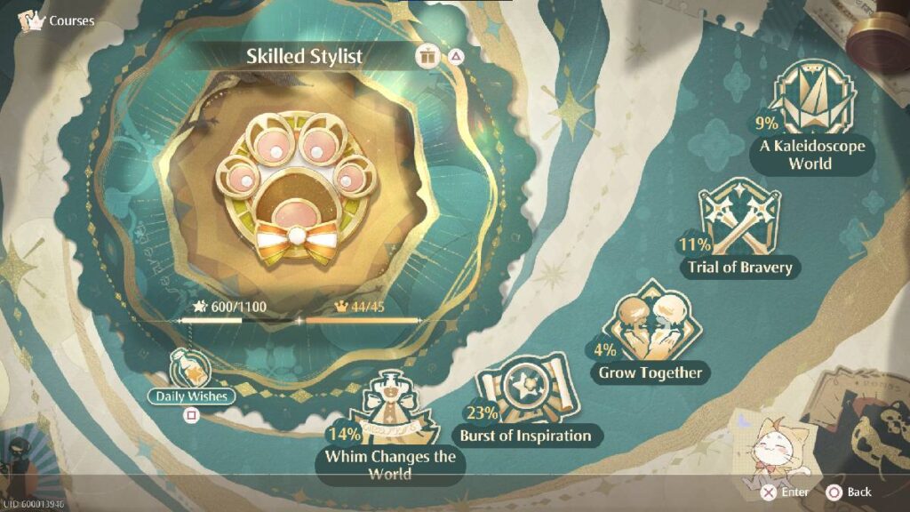 Infinity Nikki Courses