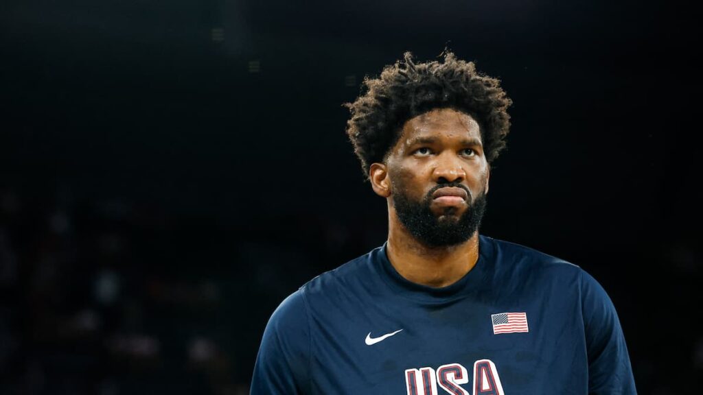 Joel Embiid with TEAM USA.