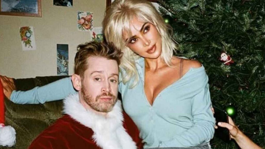 Kim Kardashian and Macaulay Culkin