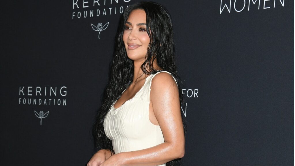 Kim Kardashian at the third annual caring for women dinner