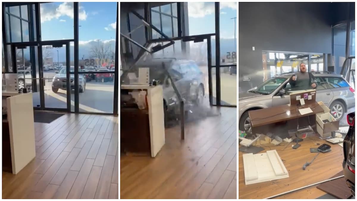 Utah Man Crashes Vehicle Into Car Dealership Showroom Because They Wouldn’t Let Him Return It: ‘Is Anybody Under the Car?’