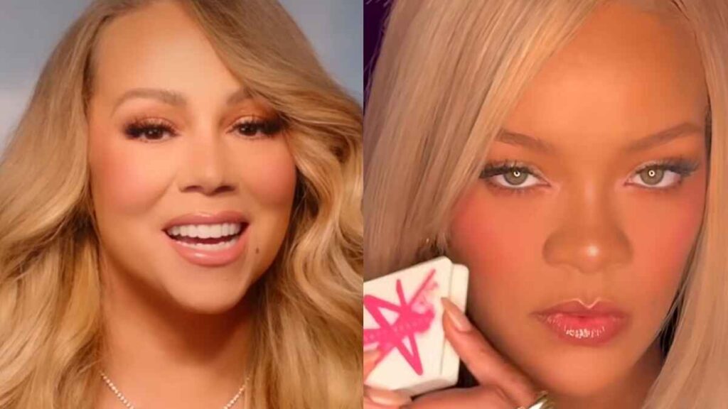 Mariah Carey and Rihanna; Rihanna and Mariah Carey