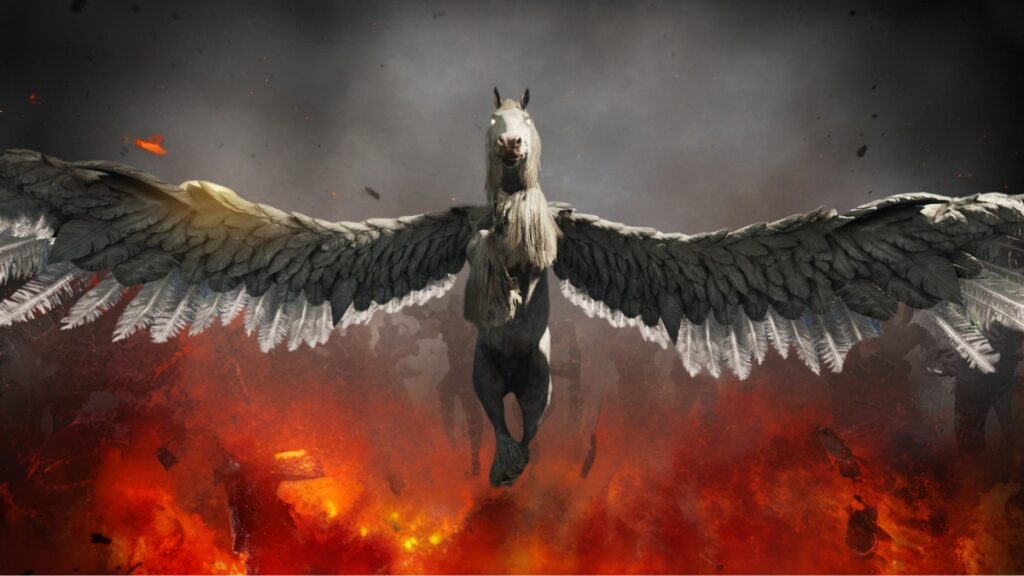 Pegasus in Ancient Evil