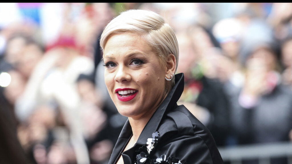 A photo of P!nk smiling