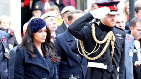 Prince Harrya nd Meghan Markle, the Duke and Duchess of Sussex.