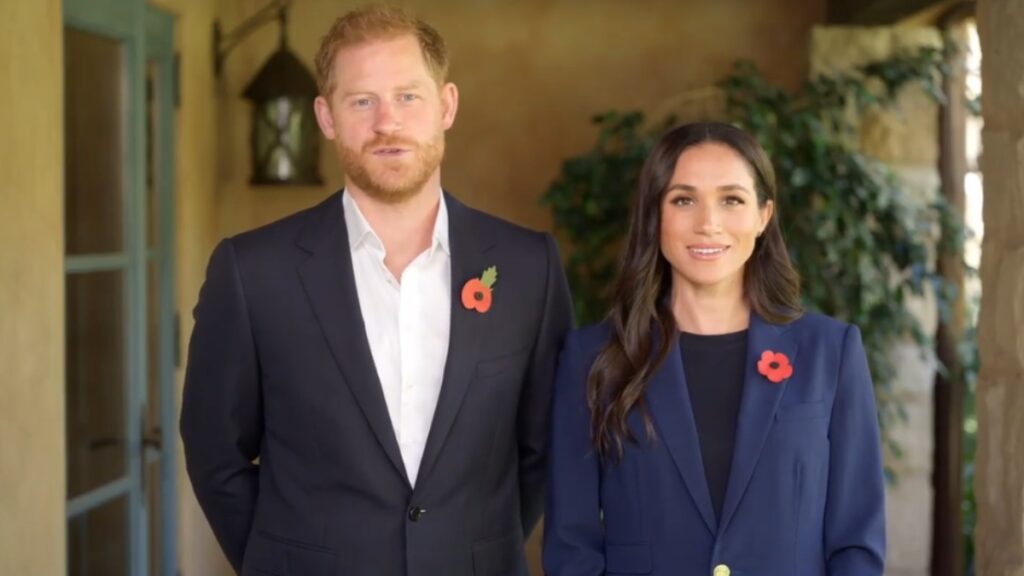 Prince Harry and Meghan Markle address attendees virtually at a UN event.