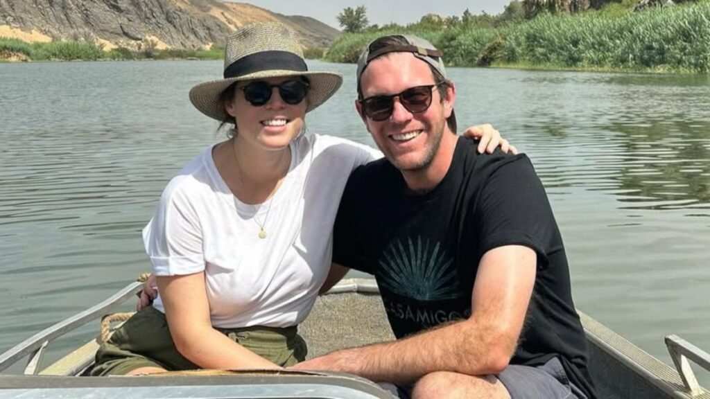 Princess Eugenie and her husband Jack Brooksbank.