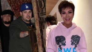 Rob Kardashian and mom Kris Jenner