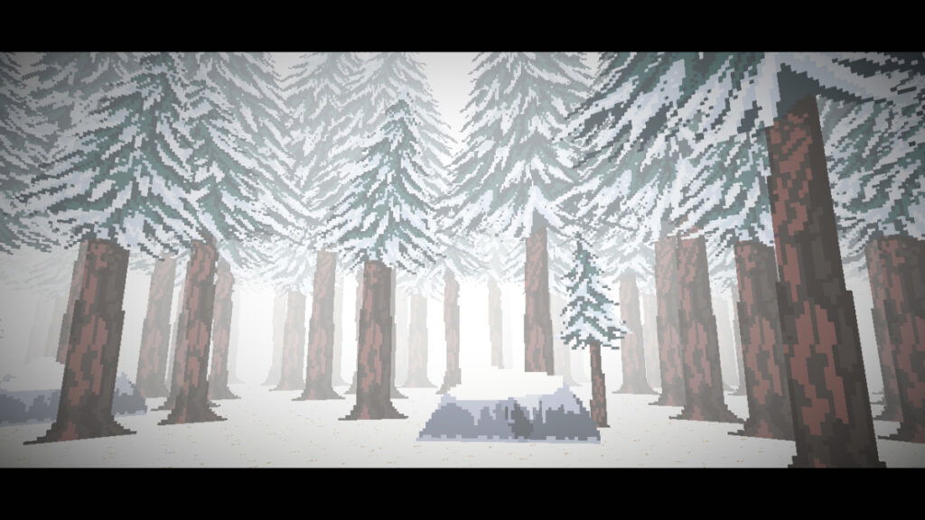 A winter forest