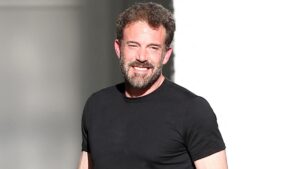 Ben Affleck smiling