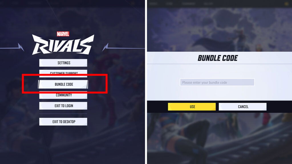 How To Redeem Promotional Bundle Codes