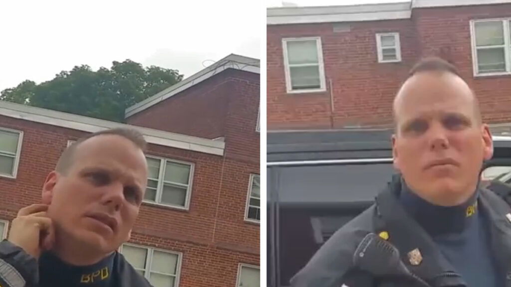 Baltimore PD Harassed by man