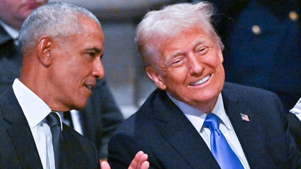 Barak Obama and Donald Trump