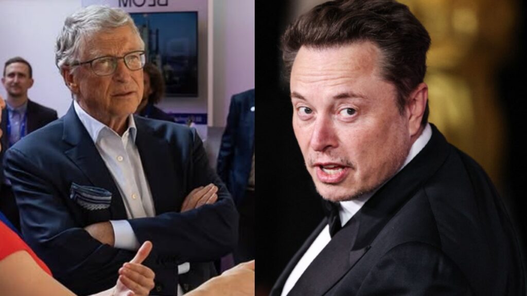 Bill Gates and Elon Musk photo Merge