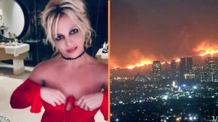 Britney Spears Reveals via Strange Doll Video That She Took a 4-Hour Drive to Flee Los Angeles Wildfire