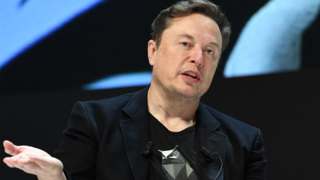 Elon Musk attends the Cannes Lions Festival 2024