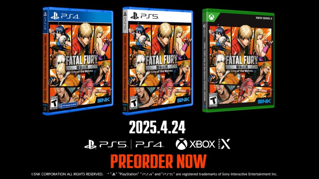 Fatal Fury Physical Edition Pre-Order