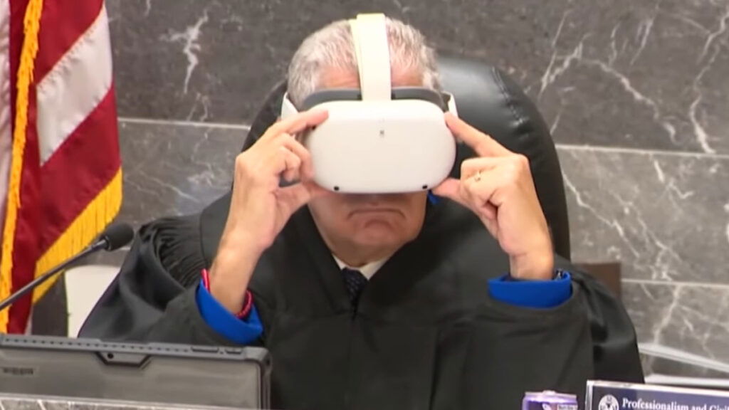 Florida Judge Uses VR Headset in Courtroom to View VR Experience Evidence