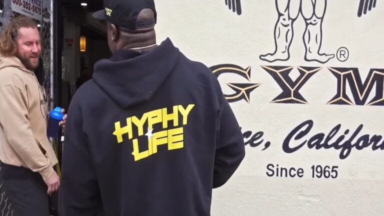 Kali Muscle Pulls a Knife on Guy Who Walks in Front of His Camera in Venice, California Kali Muscle Venice Beach