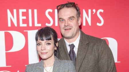 Lily Allen and David Harbour