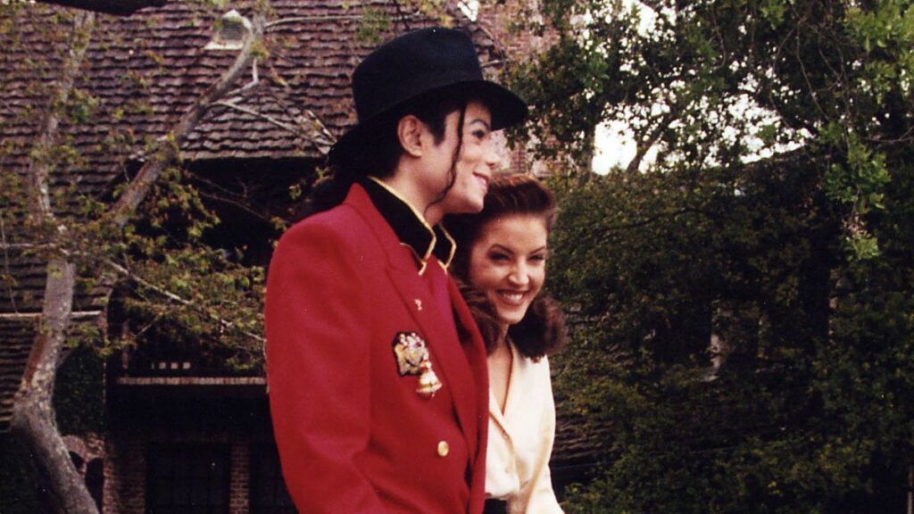 Michael Jackson and Lisa Marie Presley