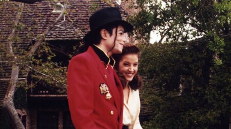 Michael Jackson and Lisa Marie Presley