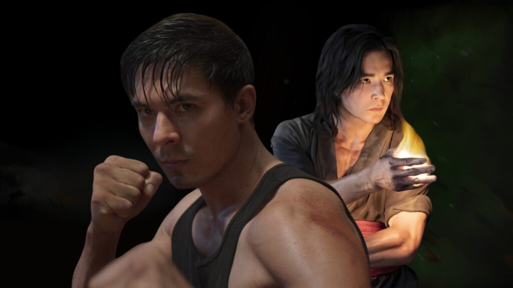 Liu Kang and Cole Young