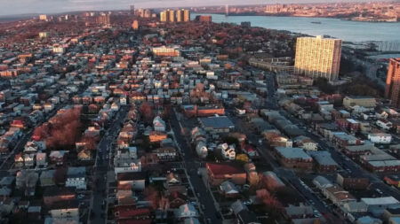 A bird's-eye view of New Jersey, a state afflicted by recent ICE raids in Newark