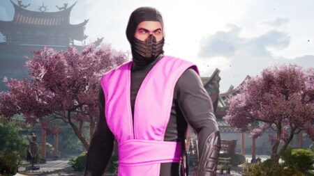 Pink Floyd ninja in Mortal Kombat 1