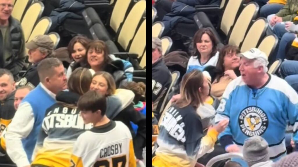 Pittsburgh Fan Steals Kid Puck