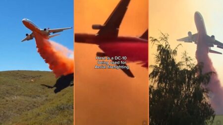 Ppassenger Airplanes Are Being Used to Spread Fire Retardant on Palisades Wildfire in Los Angeles 'The Flying Coffin Saving Lives Was Not What I Was Expecting'