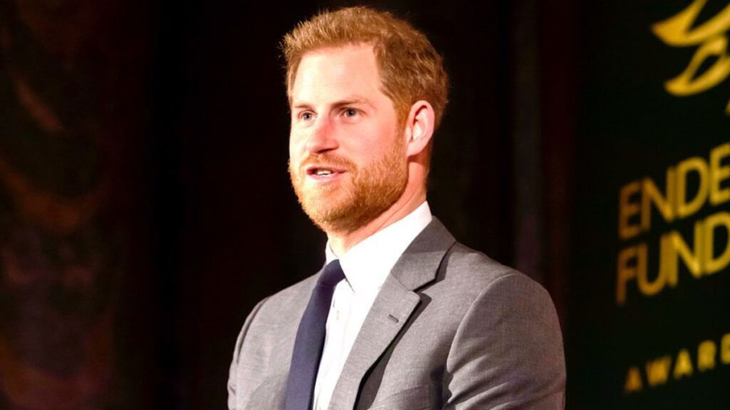 Prince Harry at the Endeavor Funds Awards.