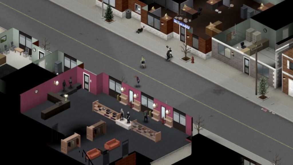 Project Zomboid West Point Main Street