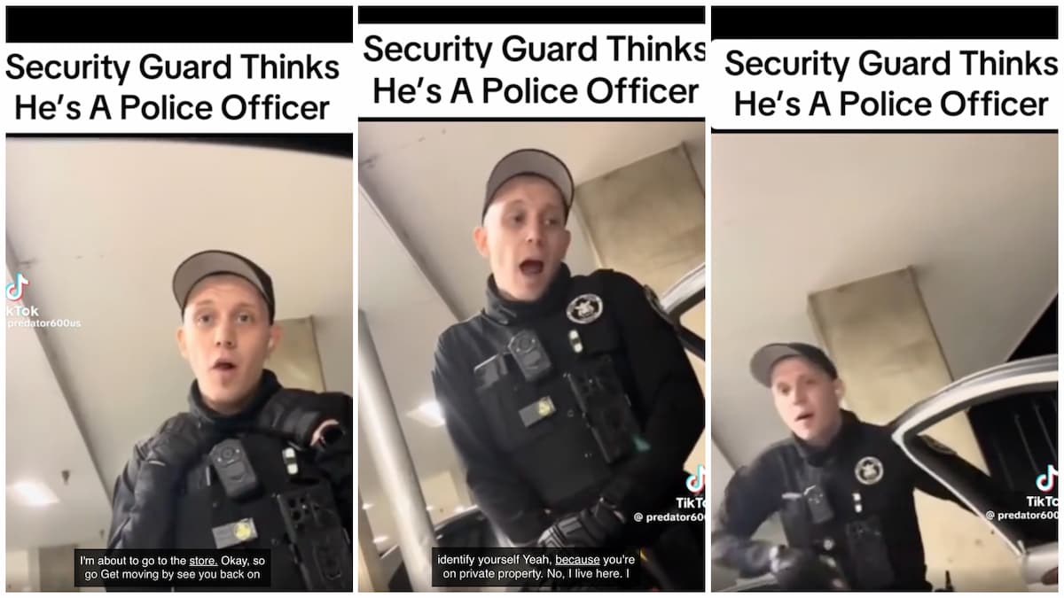 ‘Rental Cop’ Security Guard Confronts Man For Parking Near His Own Residence: ‘1000% Failed Cop School’